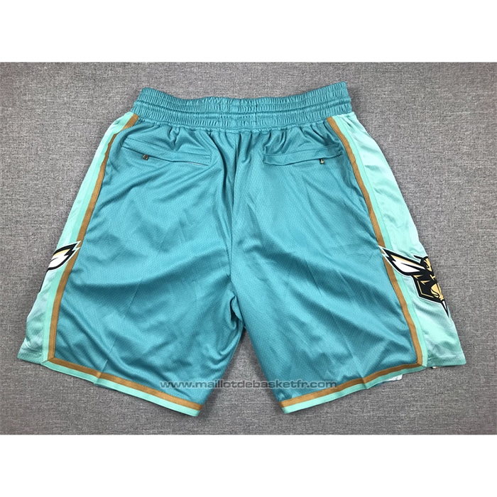 Short Charlotte Hornets Ville Just Don 2023-24 Vert